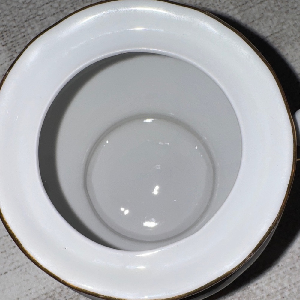 Vtg Winterling Germany Porcelain Bowl w lid floral and gold trim sugar/tea bags - Picture 8 of 12